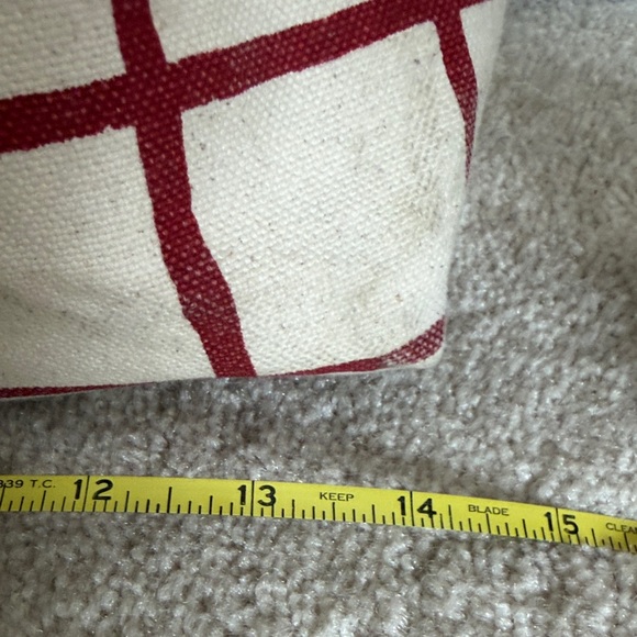 Madewell Canvas Transport Tote in the Windowpane pattern - Picture 5 of 6